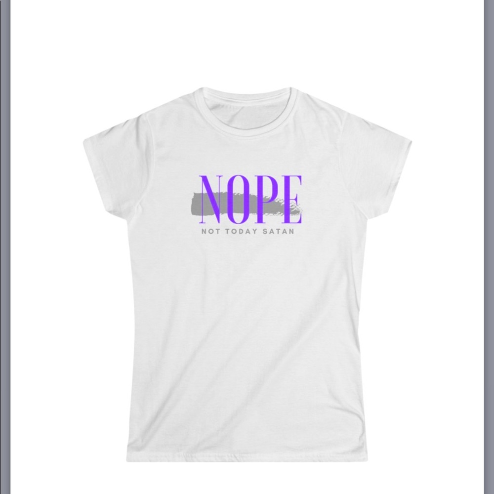 NOPE T-shirt in white